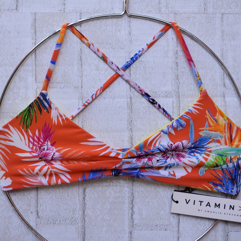 Vitamin A Swim GEMMA Strappy Bralette Bikini Top